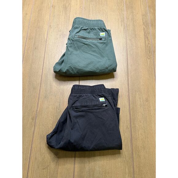 Vouri Pants - Vuori Ripstop bundle 2 Pants Womens Small Outdoor Organic Cotton Gray/Green